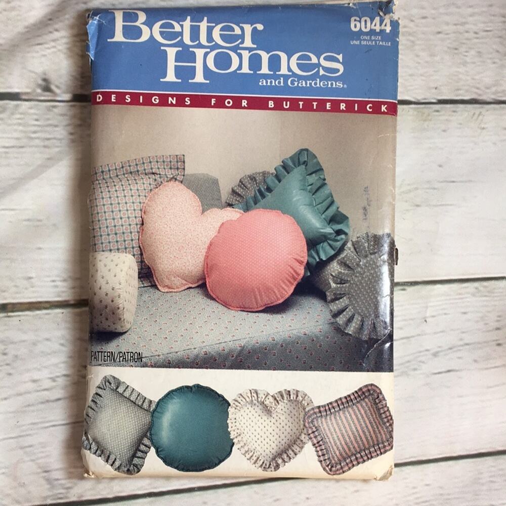 Vintage Better Homes & Gardens Designs for Butterick 1988 Sewing Pattern 6044‎